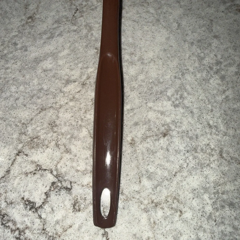 Vintage Foley Nylon Soup Stew Ladle Spoon Dipper Kitchen Utensil Brown 11 Inch